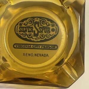 Vintage Casino Ashtray - Silver Spur Virginia City Parlor - Reno Nevada